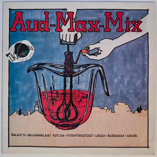 Diverse Artister - Aud-Max-Mix UKA i Ås 1980. LP.