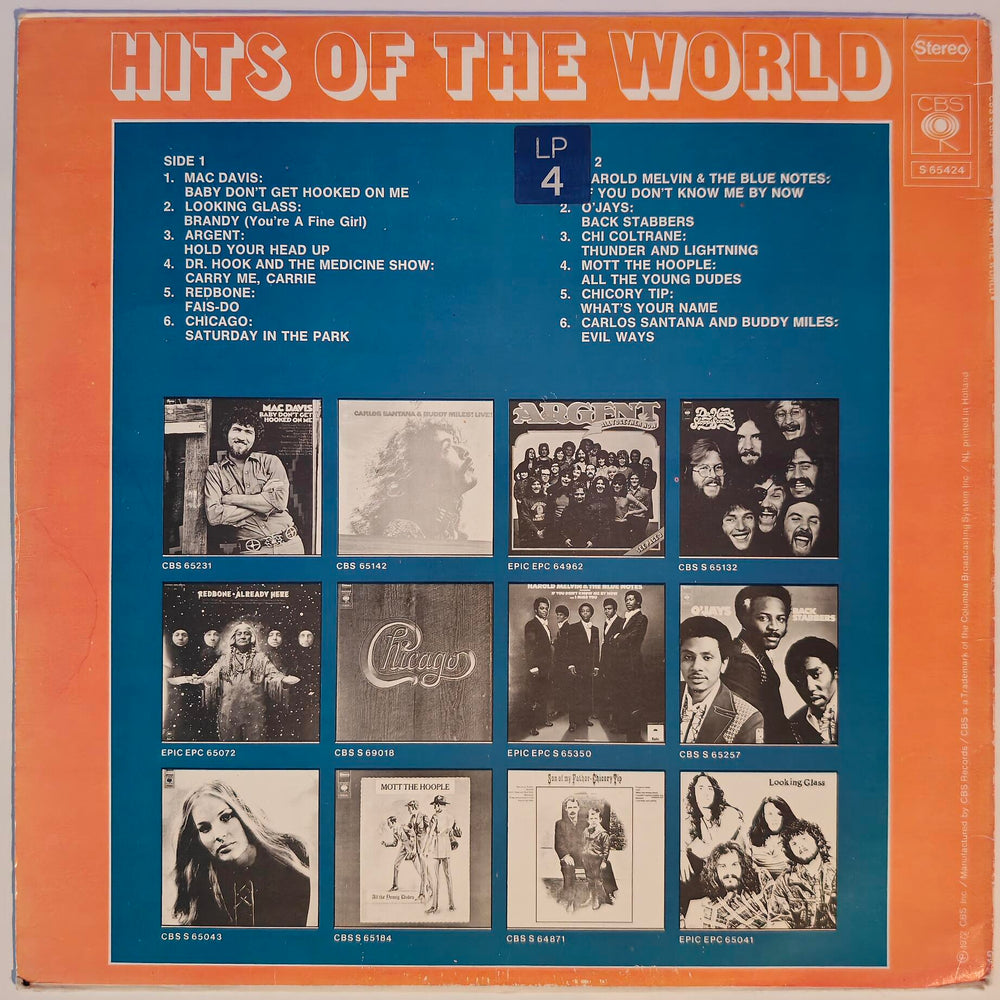 Diverse Artister - Hits Of The World 1972. LP.