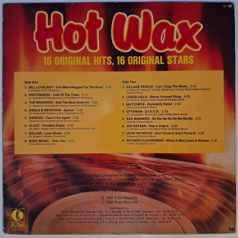 Diverse Artister - Hot Wax 1980. LP.