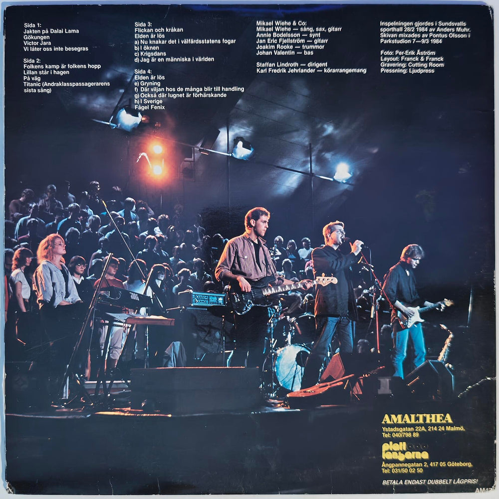Mikael Wiehe - I Sverige 1984. LP.