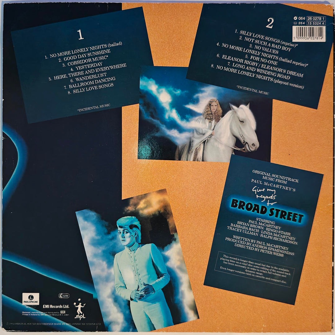 Paul McCartney - Give My Regards To Broad Street 1984. LP.