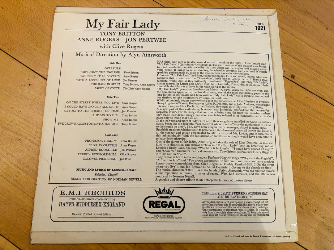 My Fair Lady LP.