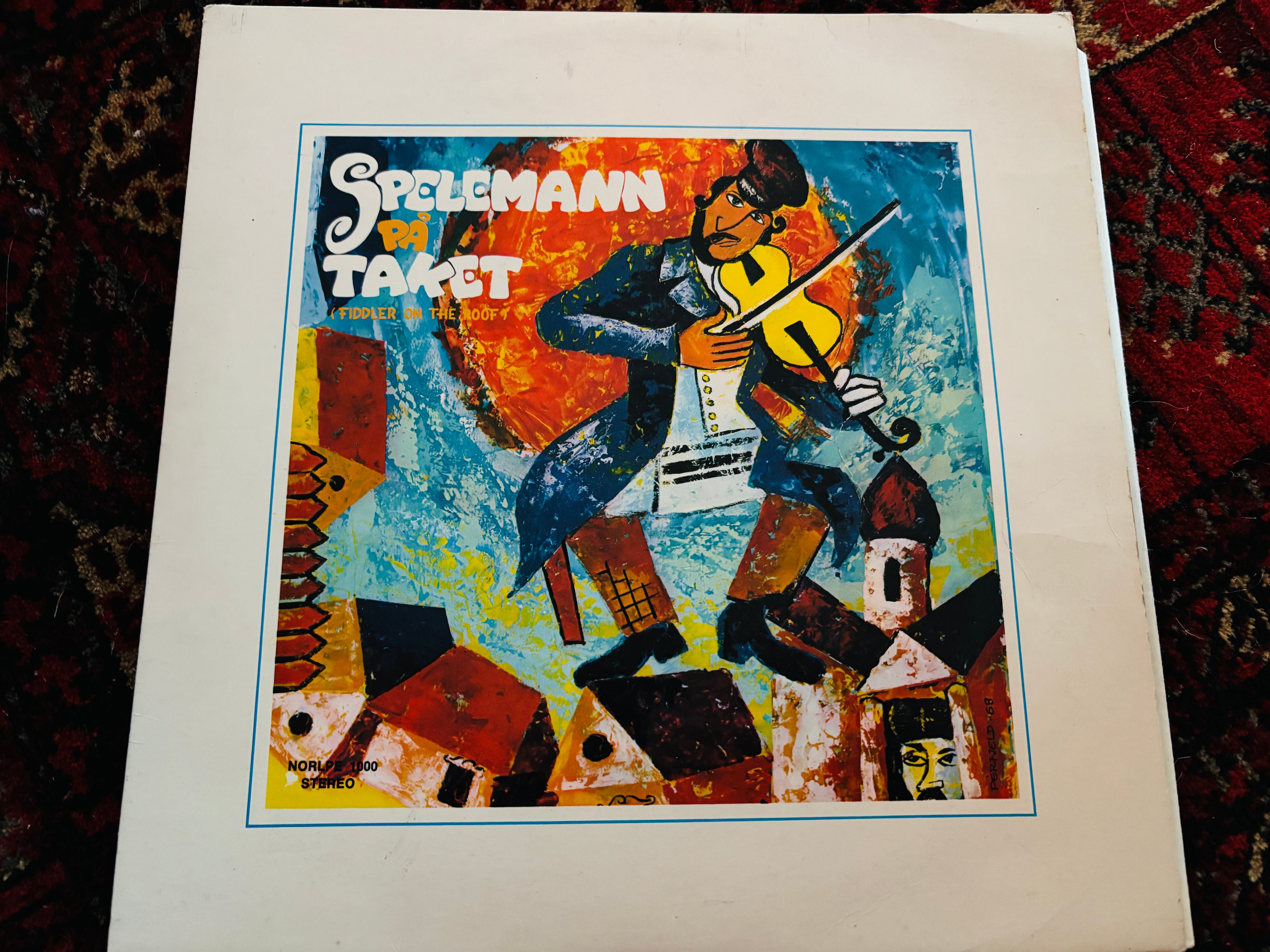Spellemann på taket (Fiddler on the Roof) LP.