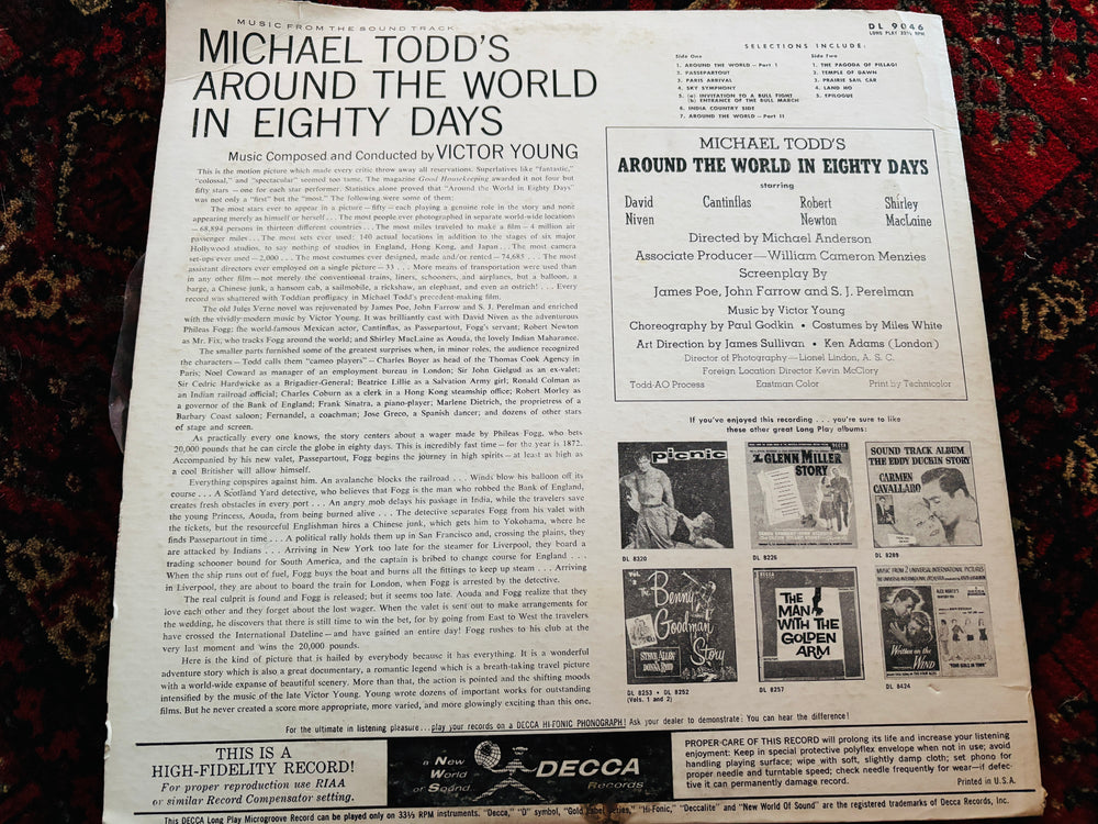 Michael Todd's Around The World In 80 Days. LP.