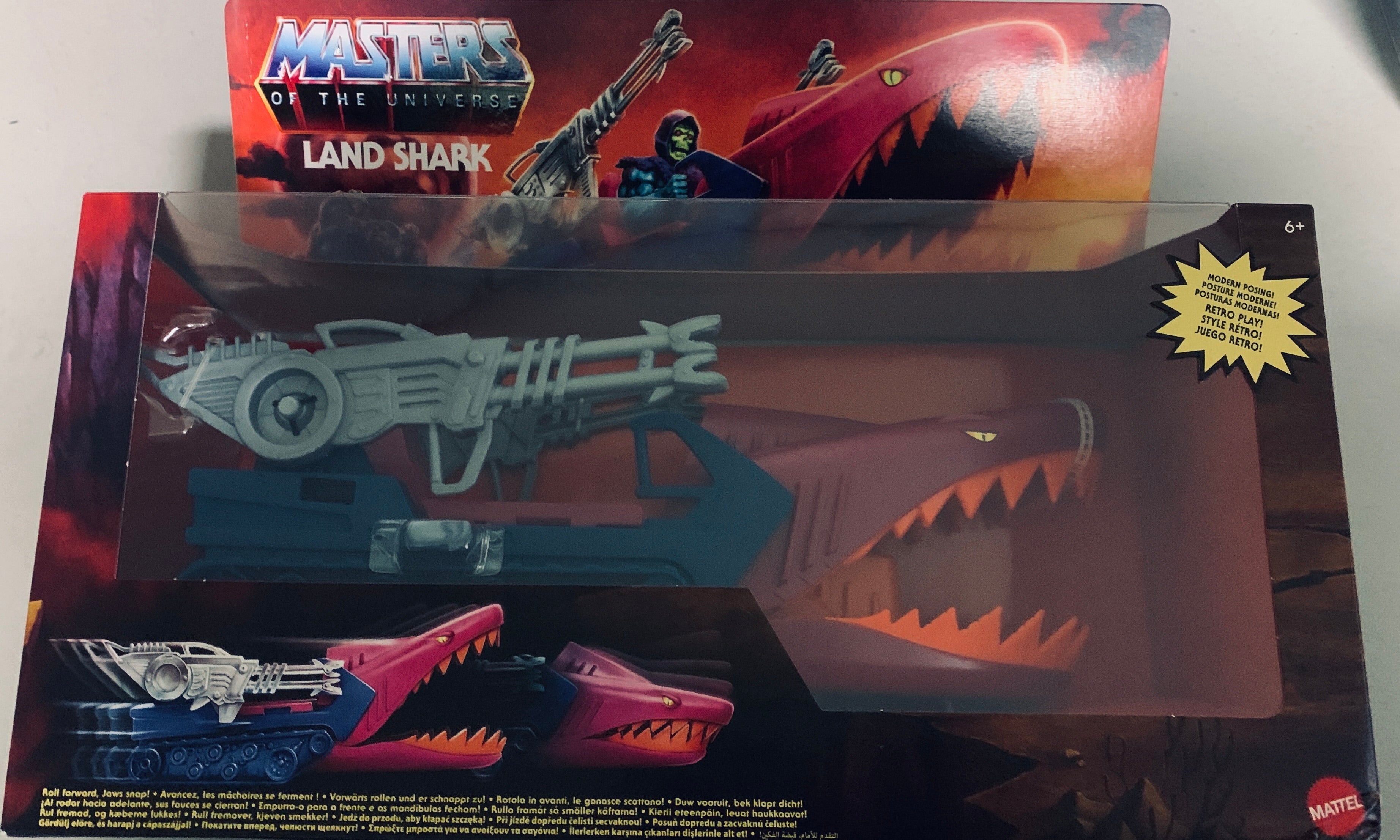 Masters of the Universe Land Shark Origins. Actionfigur.