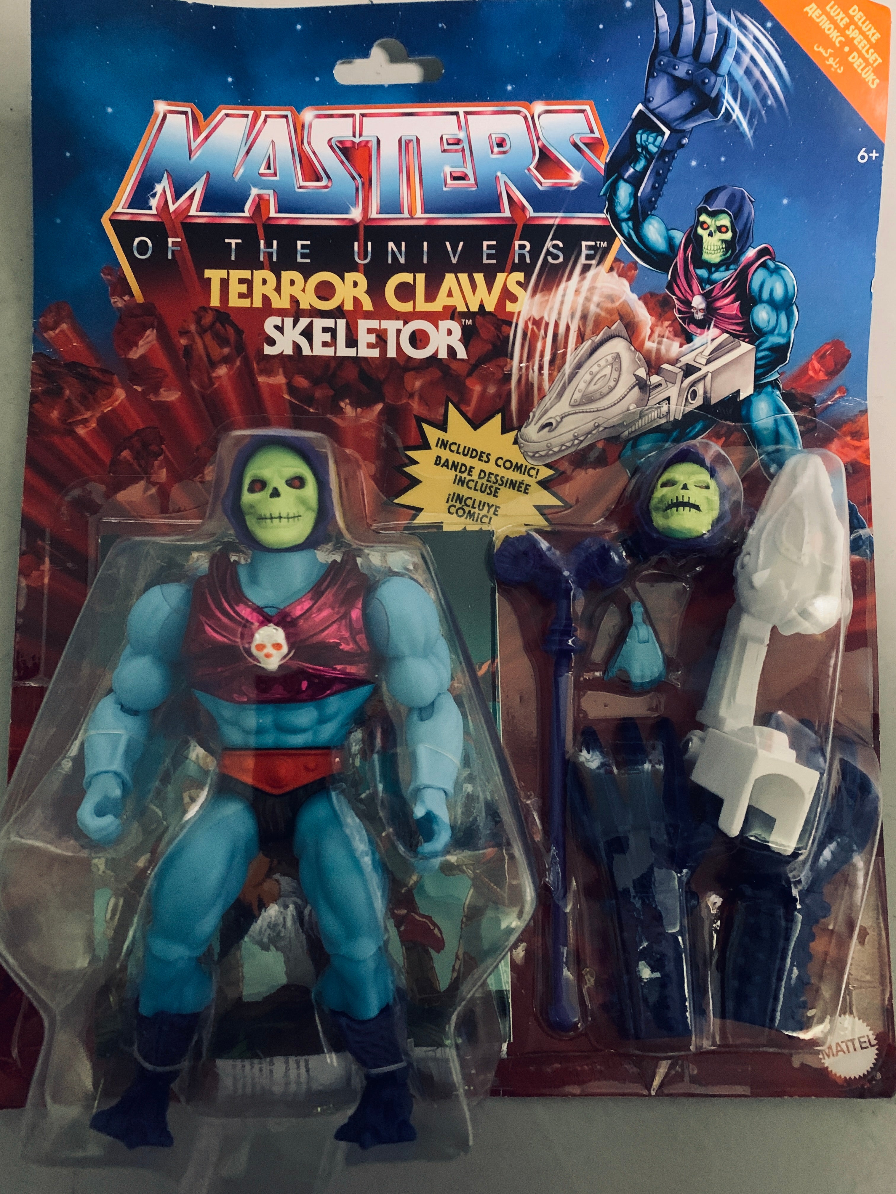 Masters of the Universe Terror Claws Skeletor Figur Origins. Actionfigur.