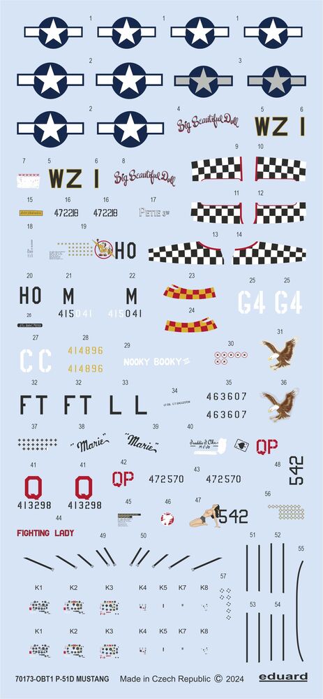 P-51D Mustang  EDUARD-PROFIPACK
