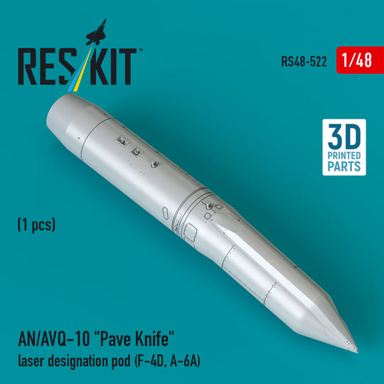 AN/AVQ-10 Pave Knife laser designation pod (1 pcs) (F-4D, A-6A) (3D Printed)