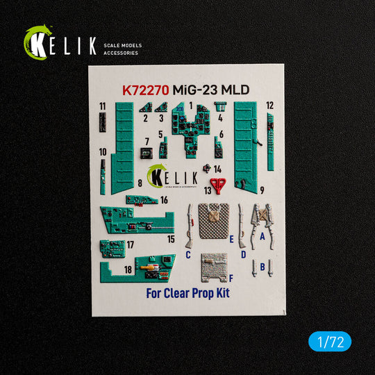 MiG-23MLD -  interior 3D decals for ClearProp