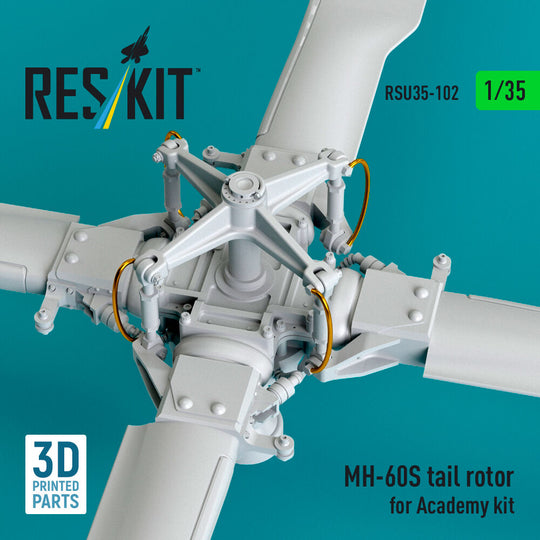 MH-60S tail rotor (3D Printed) for Academy
