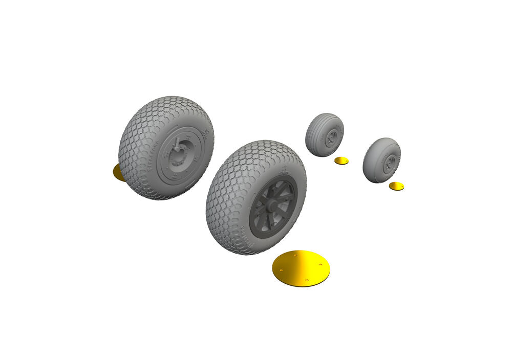 P-40N wheels cross tread  EDUARD