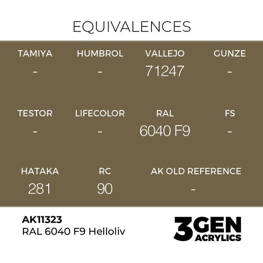 RAL 6040 F9 Helloliv