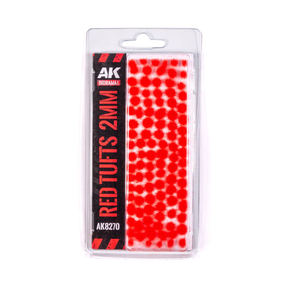 RED - FANTASY TUFTS 2MM