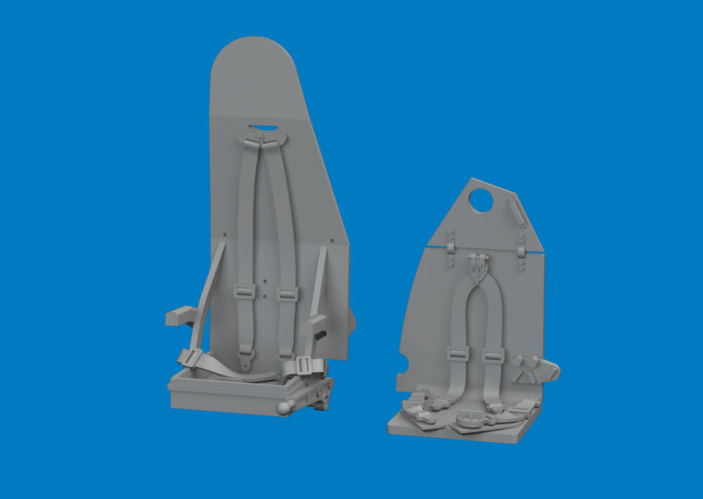 Mosquito seats w/ integral belts PRINT for Special Hobby
