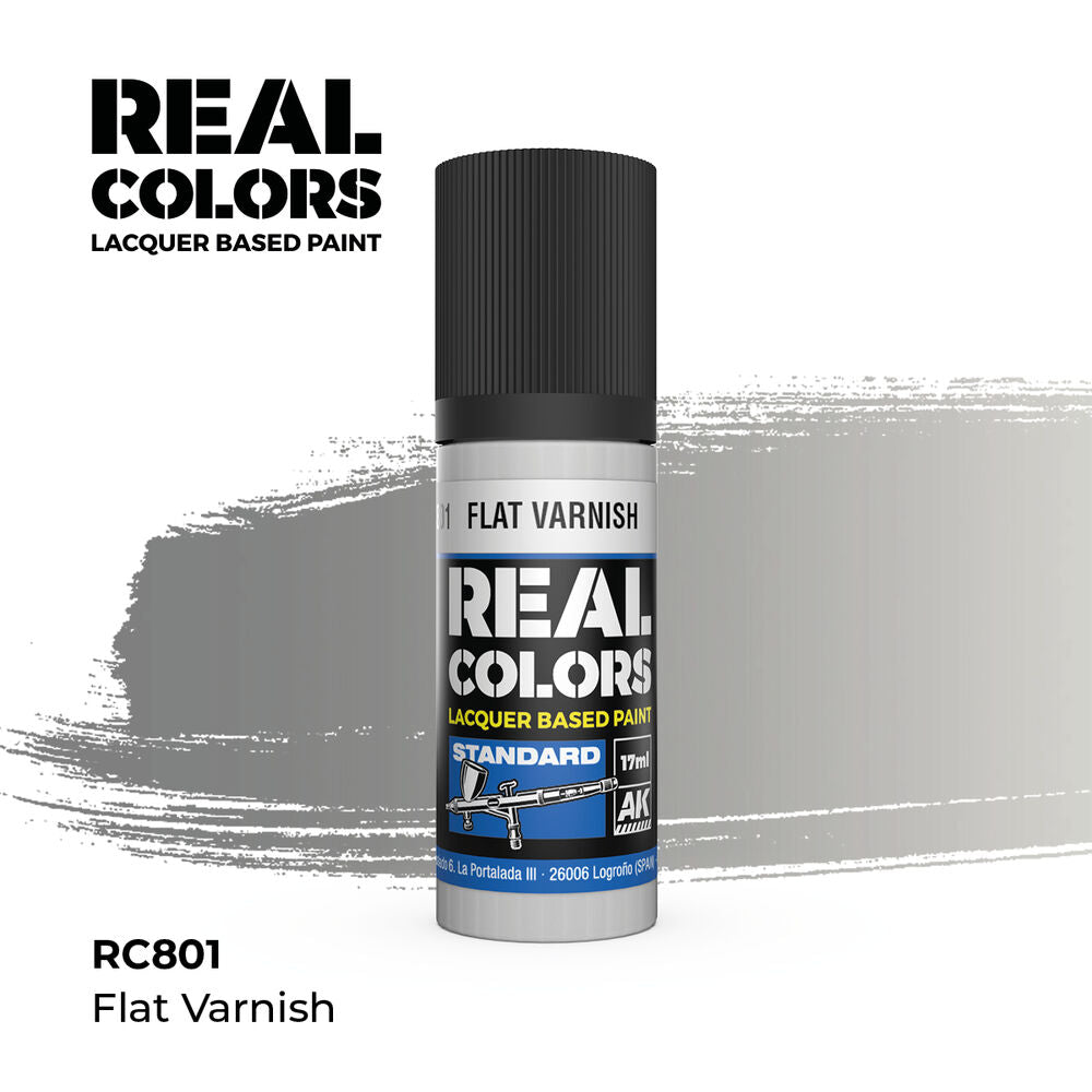 Real Colors: Flat Varnish 17 ml.
