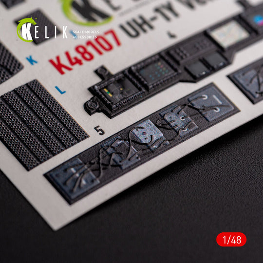 UH-1Y Venom - interior 3D decals for Zimi Model/KittyHawk kit