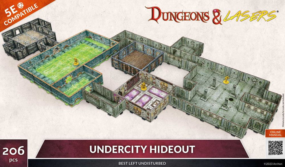 Dungeons & Lasers Starter Set: UNDERCITY HIDEOUT