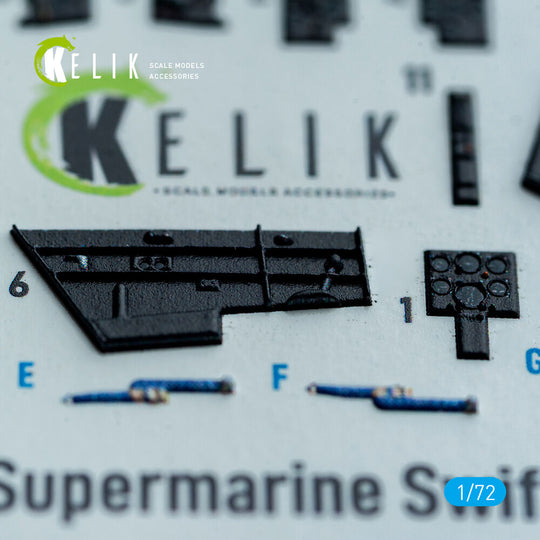 Supermarine Swift FR.5 - interior 3D decals for AirFix kit