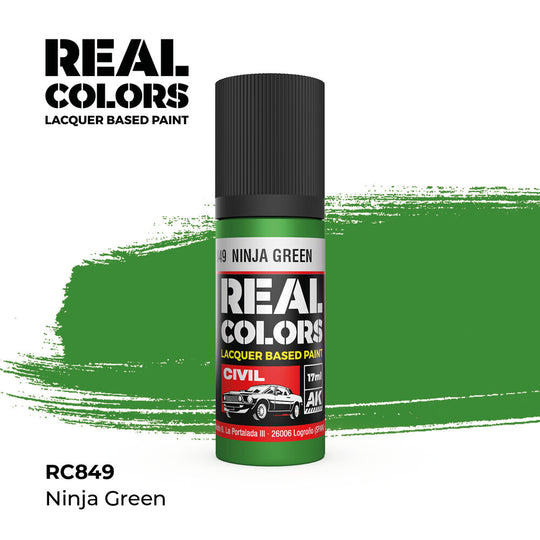 Real Colors: Ninja Green 17 ml.