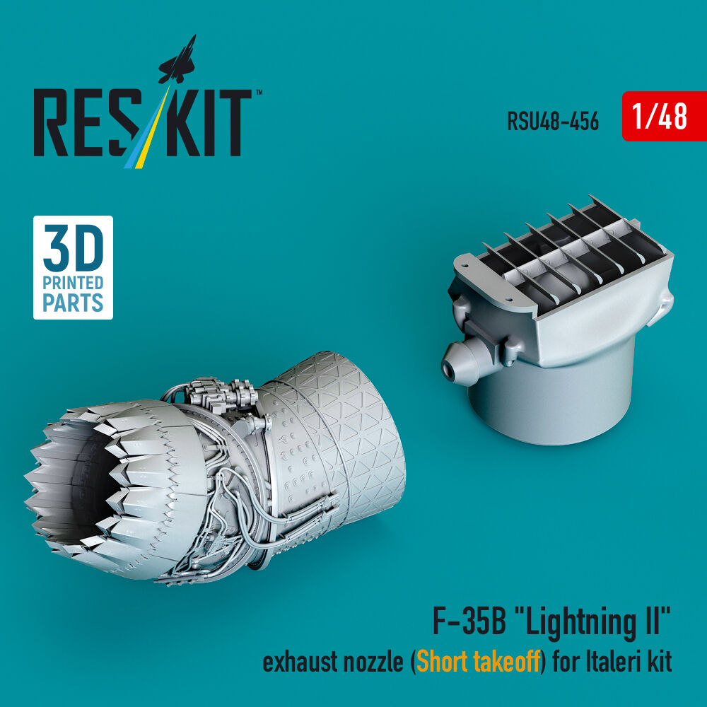 F-35B Lightning II exhaust nozzle (Short takeoff) for Italeri kit (3D printed)