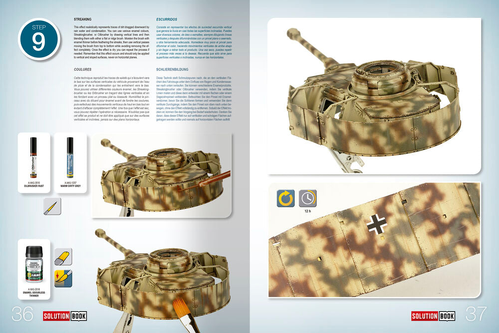 SOLUTION BOOK 21 - How to Paint WWII German Mid-War Vehicles - MULTILINGUAL BOOK