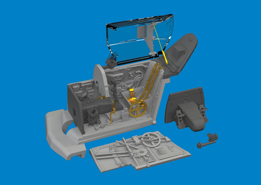 Bf 109G-10 cockpit PRINT