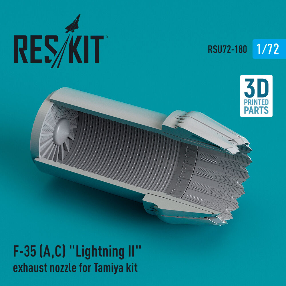 F-35 (A,C) Lightning II exhaust nozzle for Tamiya kit (3D Printed)