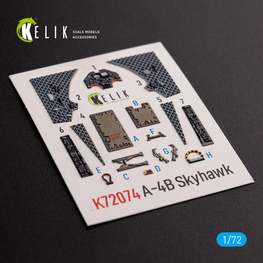 A-4B Skyhawk interior 3D decals for Hobby 2000/Fujimi kit