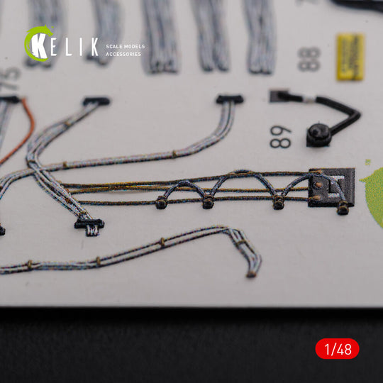 CH-46E Cargo compartment interior 3D decals for Academy kit