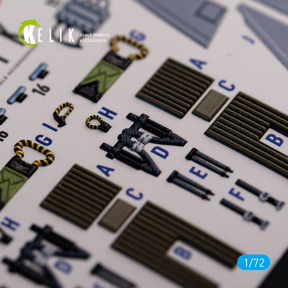 Grumman A-6A Knight Rider interior 3D decals for Fujimi kit