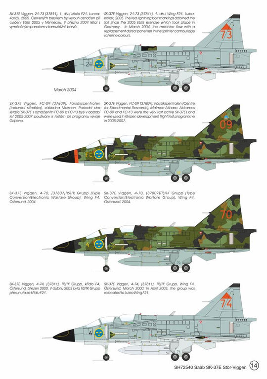 SAAB SK-37E Stör-Viggen 'Electronic Warfare Agressor'
