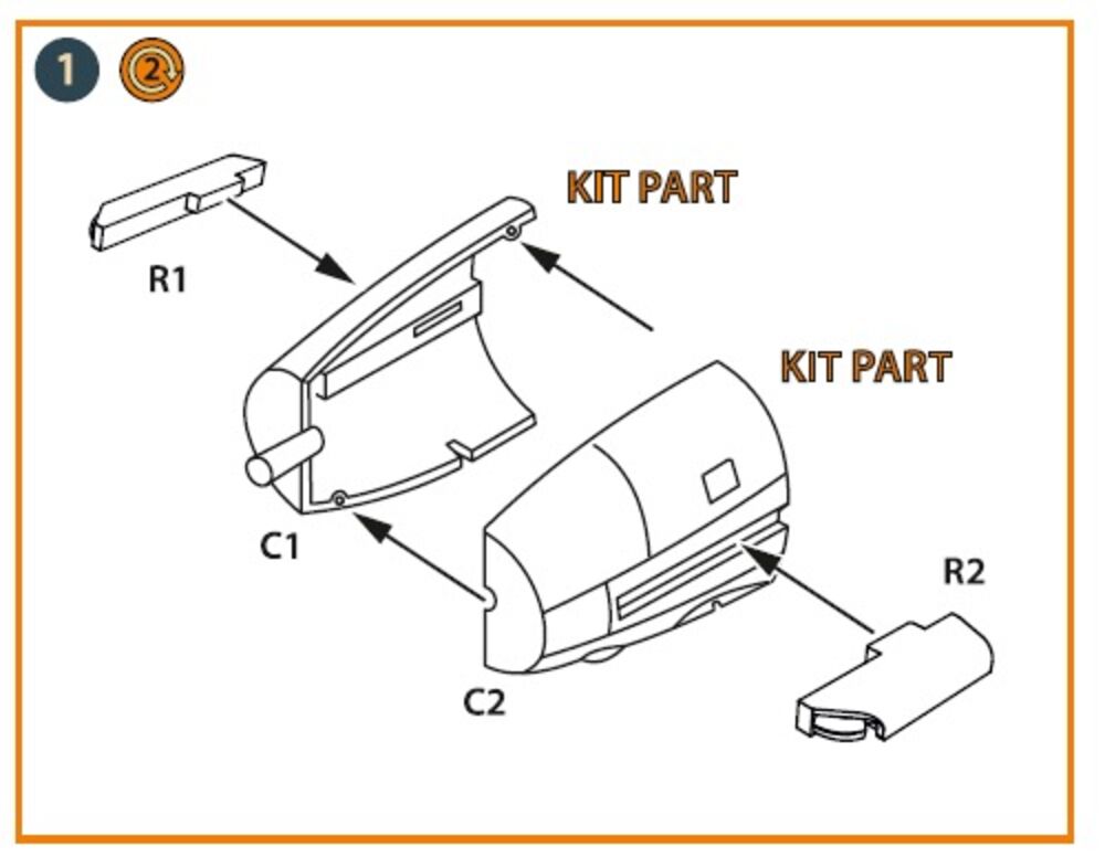 Me-410 B-1/U2/U4/R4 exhausts for Finemolds kits