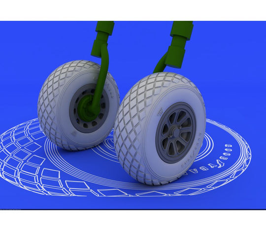 P-51 wheels for Tamiya