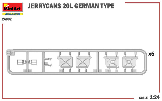 Jerrycans 20L German Type