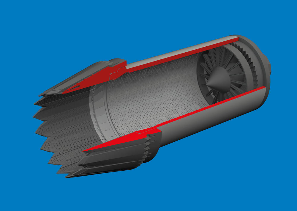 F-35C exhaust nozzle PRINT for Tamiya