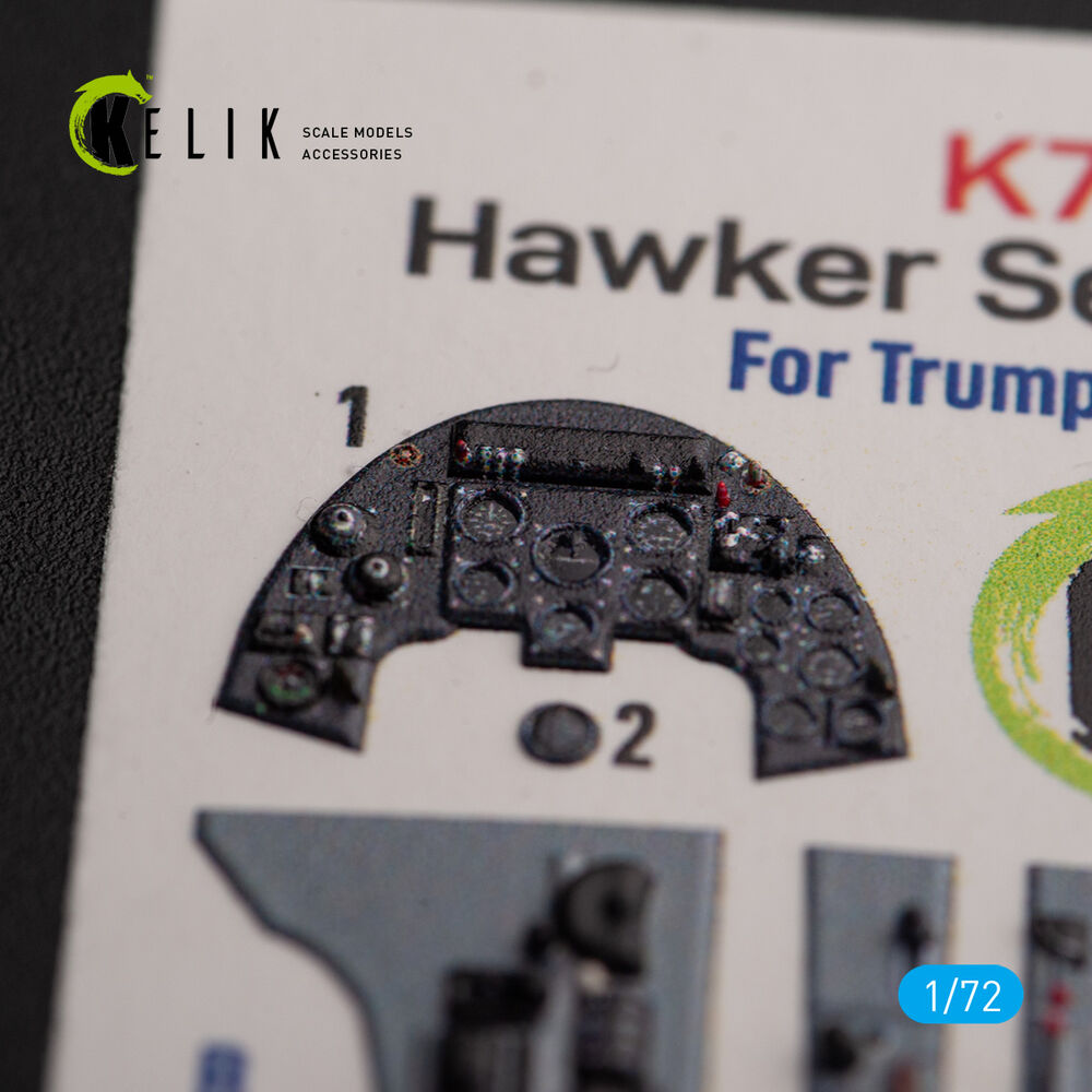 Hawker Sea Fury FB.11 - interior 3D decals for Trumpeter kit