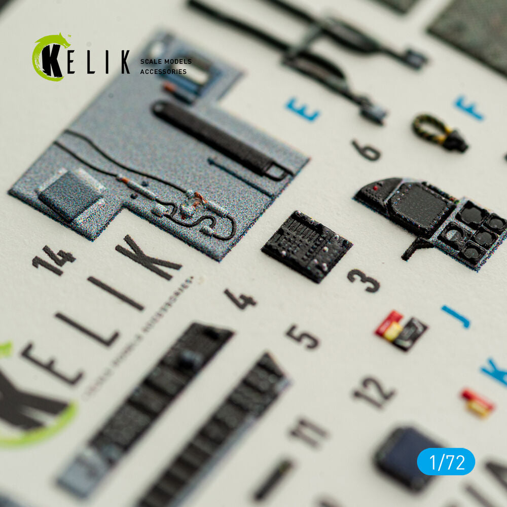 F/A-18C (EARLY) - interior 3D decals for Academy 12411