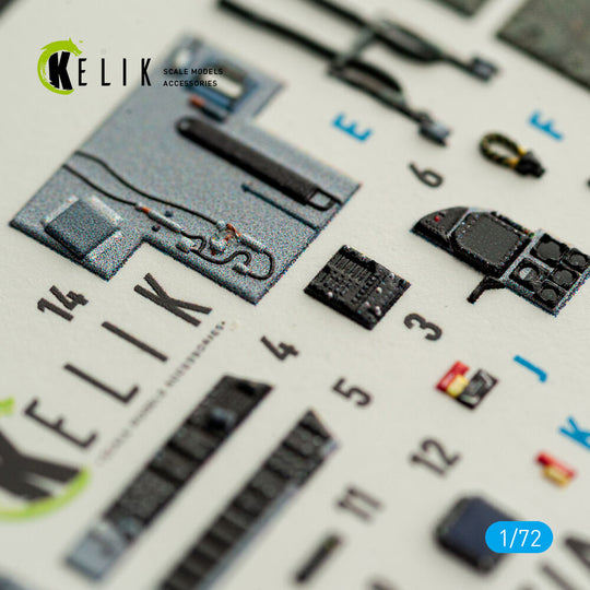 F/A-18C (EARLY) - interior 3D decals for Academy 12411