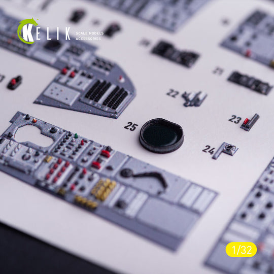 Tornado IDS - interior 3D decals for Italeri kit