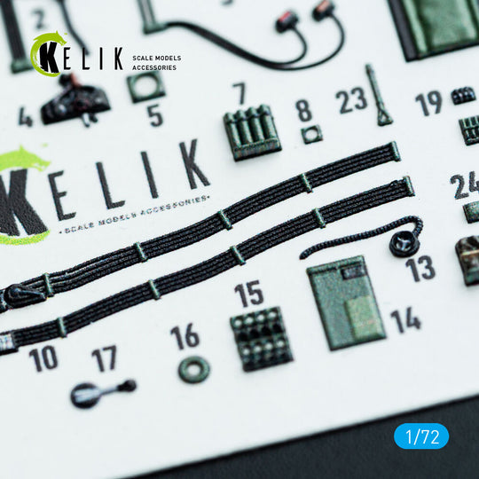 Mosquito PR.XVI - interior 3D decals for Airfix kit