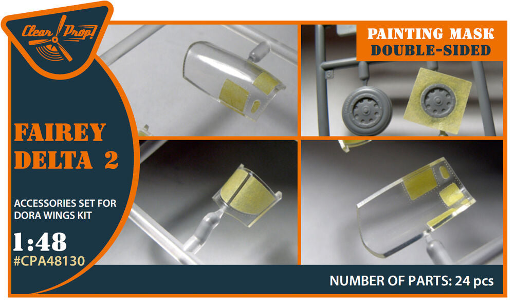 Fairey Delta 2 double-sided painting mask for Dora Wings