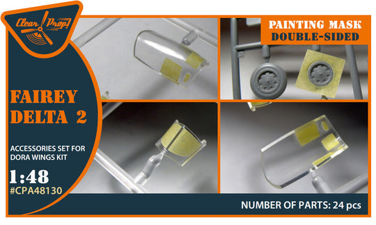 Fairey Delta 2 double-sided painting mask for Dora Wings