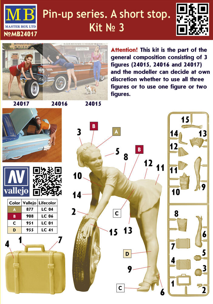 Pin-up series.A short stop.Kit No.3