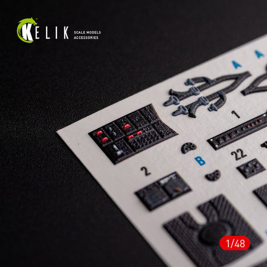 UH-1Y Venom - interior 3D decals for Zimi Model/KittyHawk kit