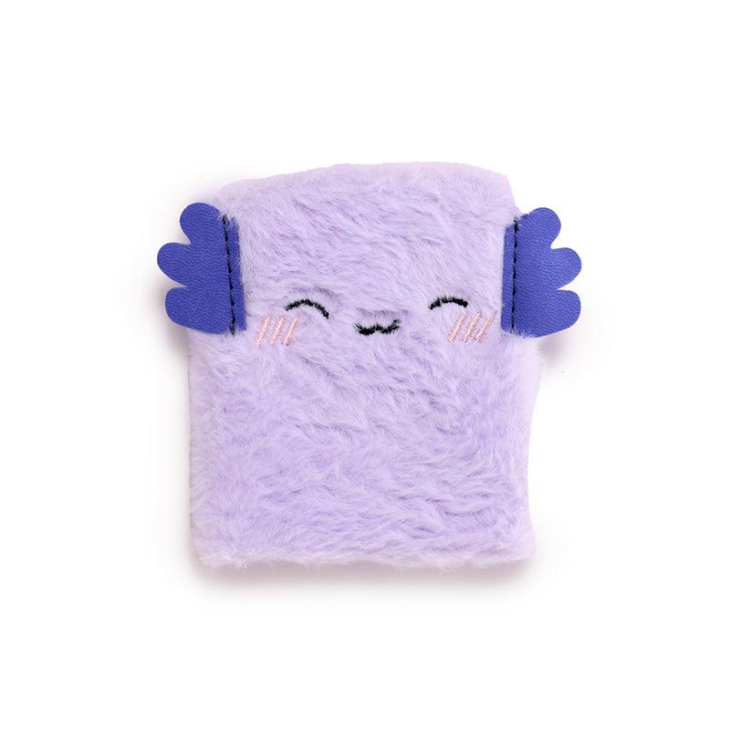 KAWAII - Maddie the Axolotl - Premium Fluffy Notebook + 1 Mini