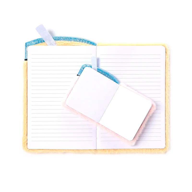 KAWAII - Boba the Bubble Tea - Premium Fluffy Notebook + 1 Mini