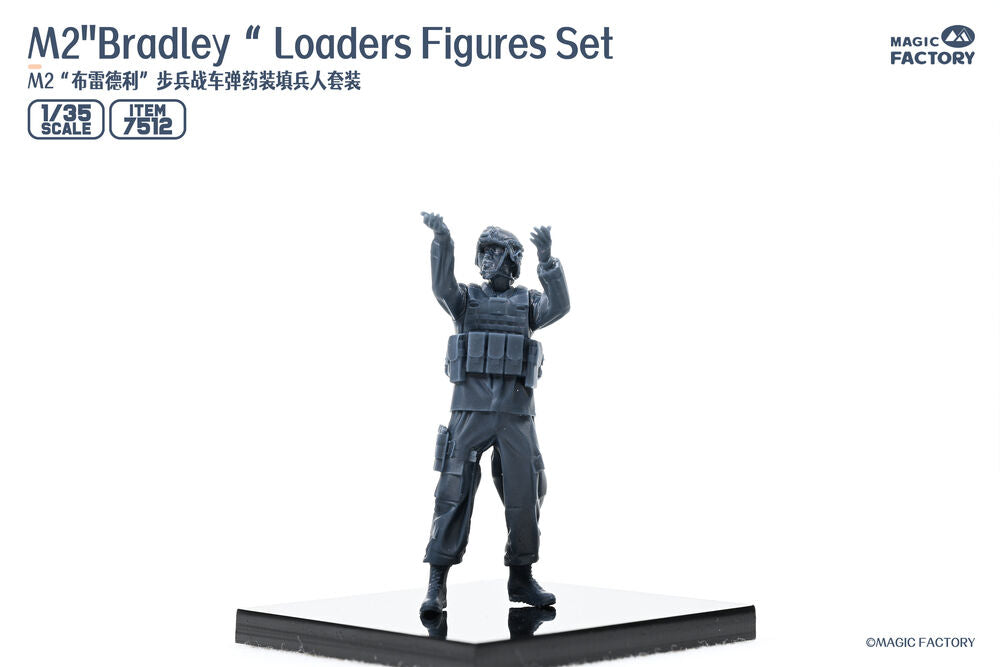 M2 Bradley Loaders Figures Set (incl. 3 figures, 1 set radio and part of interiors)