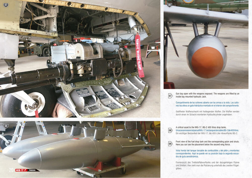 MIG-17F / LIM-5 / SHENYANG J-5 – VISUAL MODELERS GUIDE (Multilingual)