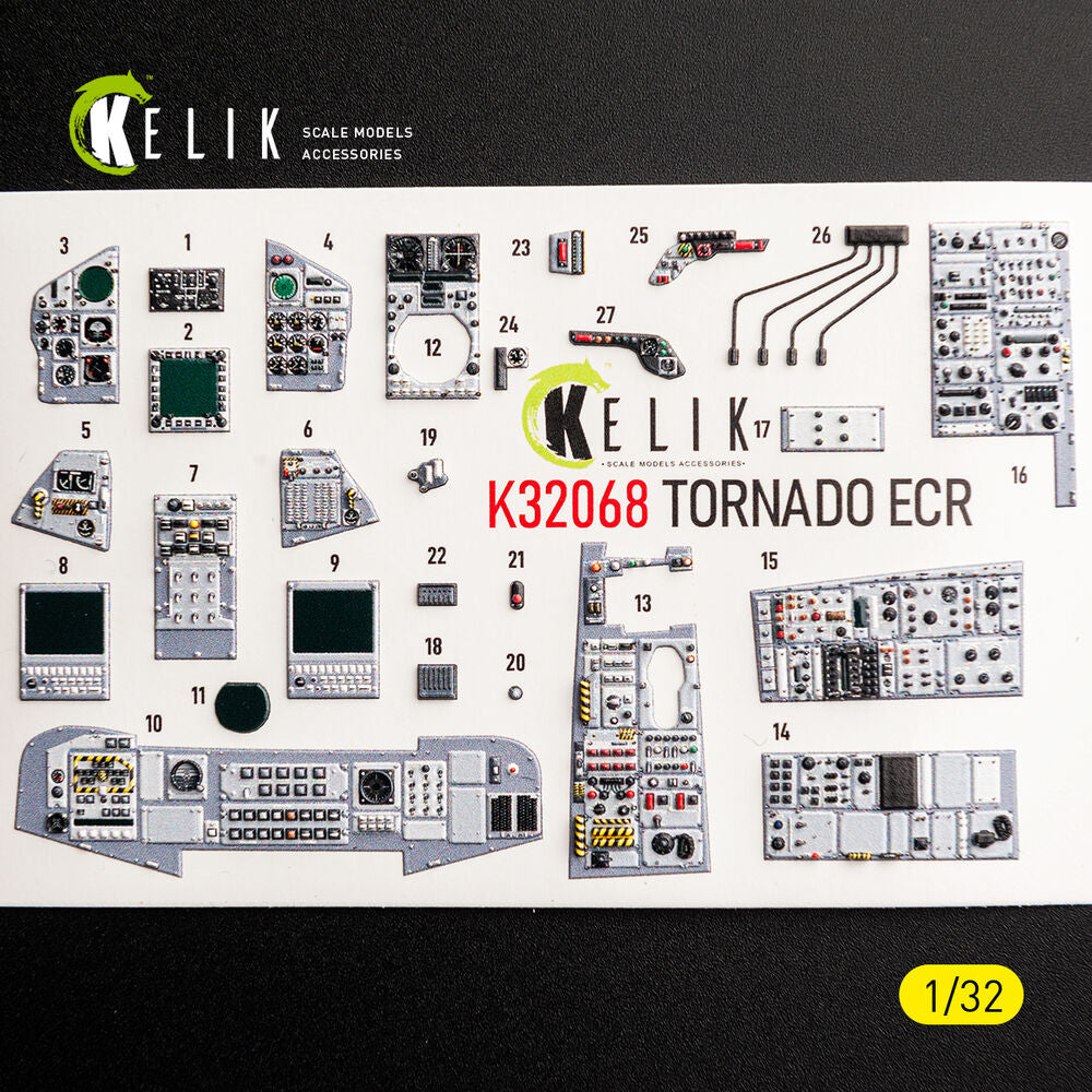 TORNADO ECR - interior 3D decals for Revell