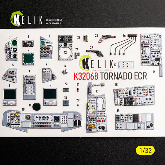 TORNADO ECR - interior 3D decals for Revell